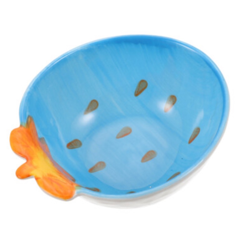 Strawberry Snack Dish Serving Dish Dessert Bowl Condiment Fruit Salad Bowl NEW